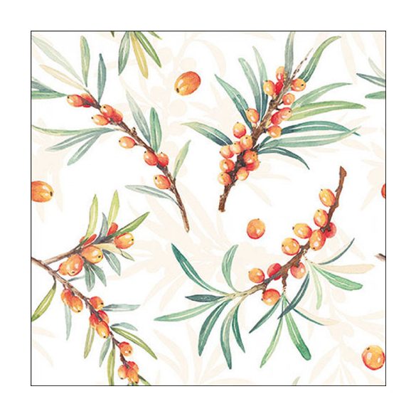 AMB.13317385 Sea buckthorn papírszalvéta 33x33cm,20db-os