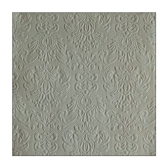 AMB.13317575 Elegance sage dombornyomott papírszalvéta 33x33cm,15db-os