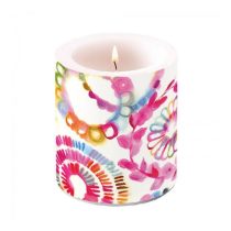 AMB.19317170 Fantasy Circles átvilágítós gyertya 10x10cm