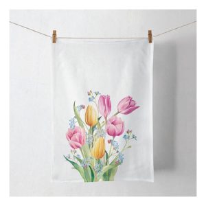 AMB.17817030 Tulips Bouquet konyharuha 50x70cm,100% pamut