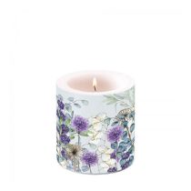 AMB.19217475 Lunaria Green átvilágítós gyertya 8x7,5cm