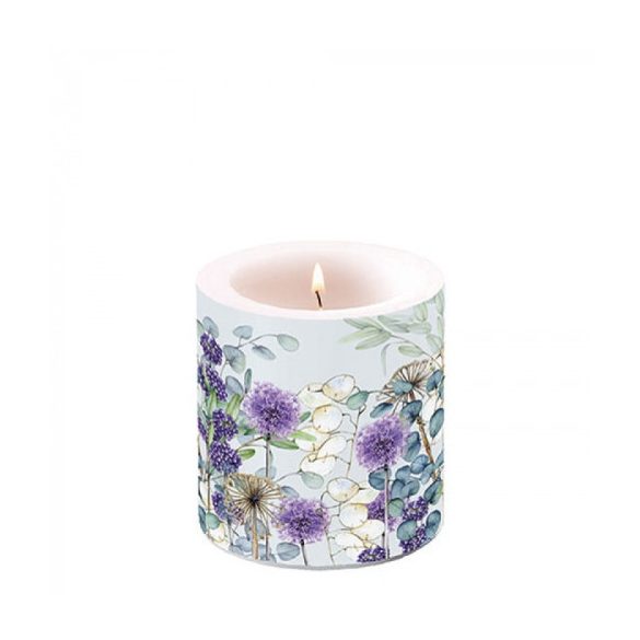 AMB.19217475 Lunaria Green átvilágítós gyertya 8x7,5cm