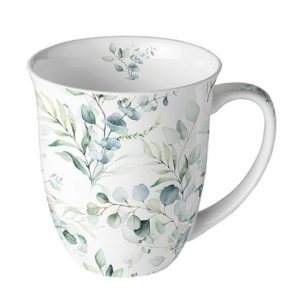 AMB.18417165 Eucalyptus All Over porcelánbögre 0,4l