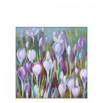 AMB.12517005 Crocus papírszalvéta 25x25cm,20db-os