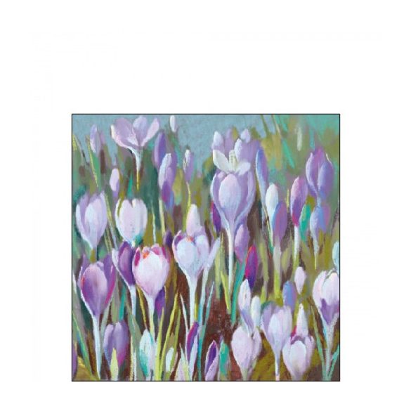 AMB.12517005 Crocus papírszalvéta 25x25cm,20db-os