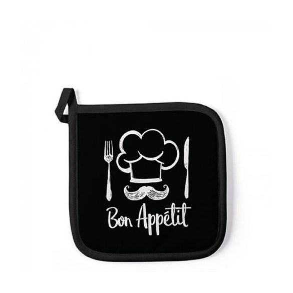 AMB.16517207 Chef Black edényalátét 20x20cm,100% pamut