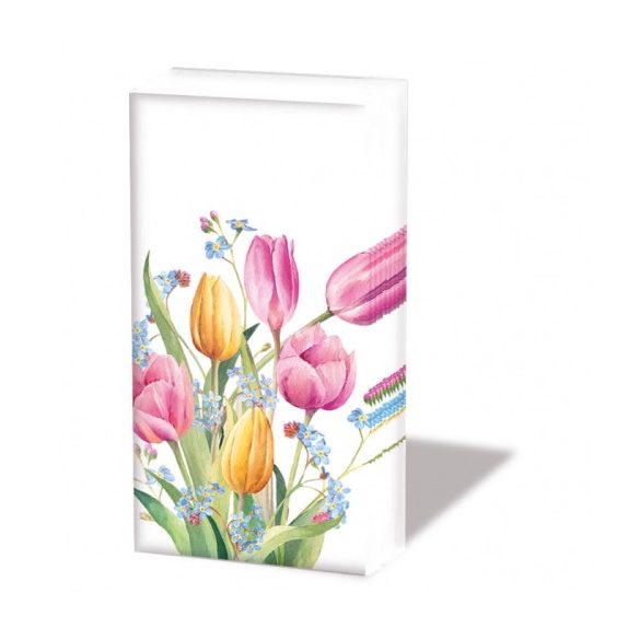 AMB.12217030 Tulips bouquet papírzsebkendő 10db-os