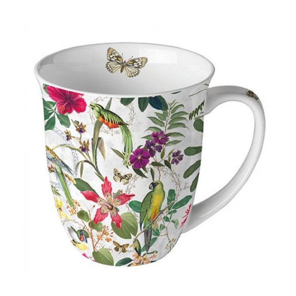 AMB.18417220 Tropical Jungle porcelánbögre 0,4l