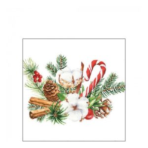 AMB.32517935 Christmas arrangement papírszalvéta 25x25cm, 20db-os