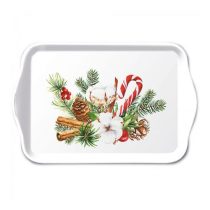  AMB.33717935 Christmas arrangement műanyag kistálca 13x21cm