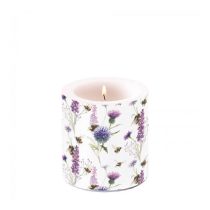   AMB.19217500 Bumblebees in the Meadow átvilágítós gyertya 8x7,5cm