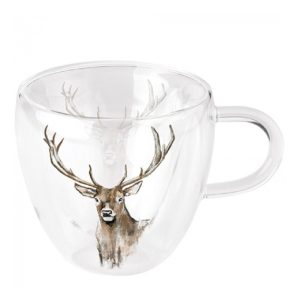 AMB.14417875 Antlers duplafalú borosilicate üvegcsésze 0,25l