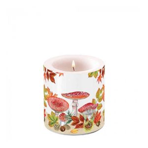 AMB.19216745 Fly agaric group átvilágítós gyertya 8x7,5cm