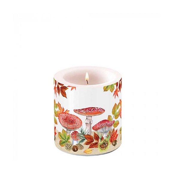 AMB.19216745 Fly agaric group átvilágítós gyertya 8x7,5cm