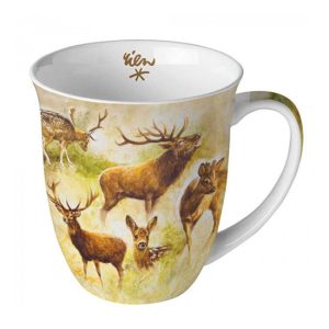 AMB.18417770 Collage of deers porcelánbögre 0,4l