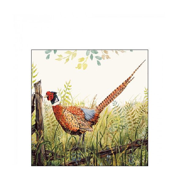 AMB.12517515 Glorious pheasant papírszalvéta 25x25cm, 20db-os