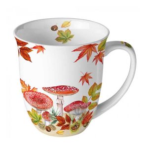 AMB.18416745 Fly agaric group porcelánbögre 0,4L