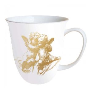 AMB.38416700 Classic Angels Gold porcelánbögre 0,4L