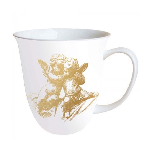 AMB.38416700 Classic Angels Gold porcelánbögre 0,4L