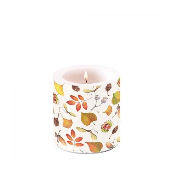 AMB.19216840 Autumn Details átvilágítós gyertya 8x7,5cm