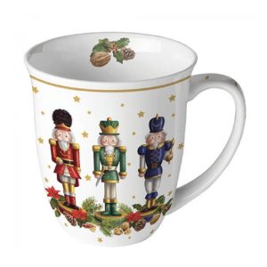 AMB.38418090 Bearded nutcracker Porcelánbögre 0,4l