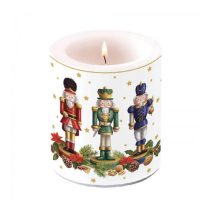   AMB.39318090 Bearded nutcracker átvilágítós gyertya 10x10xcm