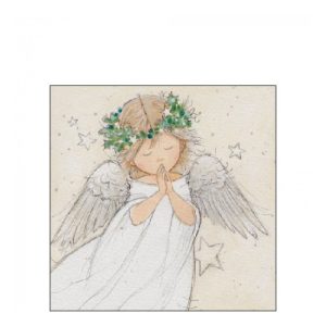 AMB.32517905 Praying angel papírszalvéta 25x25cm, 20db-os