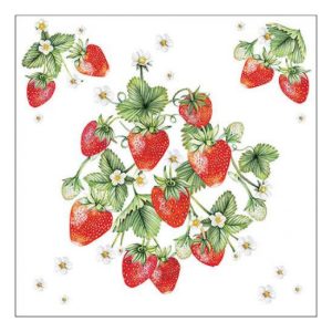 AMB.13318395 Bunch of strawberries papírszalvéta 33x33cm, 20db-os