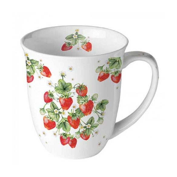 AMB.18418395 Bunch of strawberries porcelánbögre 0,4l