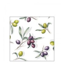   AMB.12518185 Delicious olives papírszalvéta 25x25cm, 20db-os