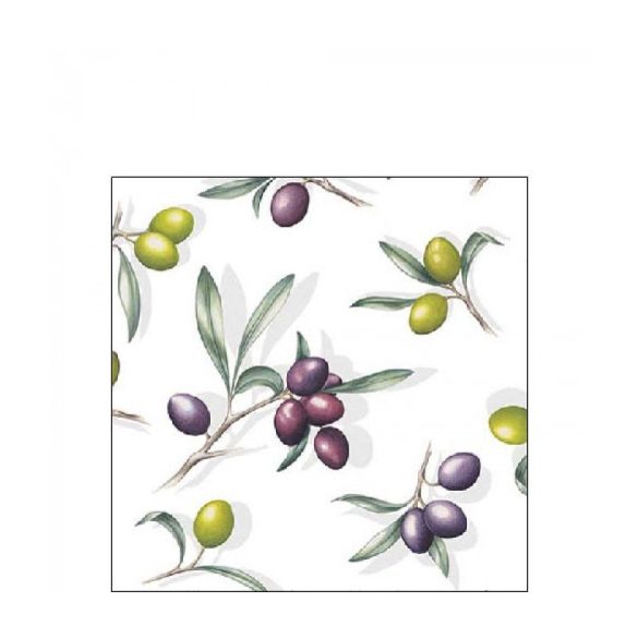 AMB.12518185 Delicious olives papírszalvéta 25x25cm, 20db-os