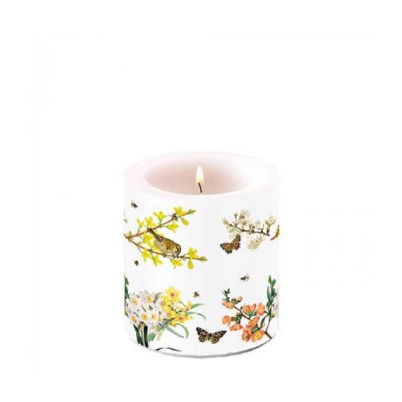 AMB.19218400 Spring awakening átvilágítós gyertya 8x7,5cm 