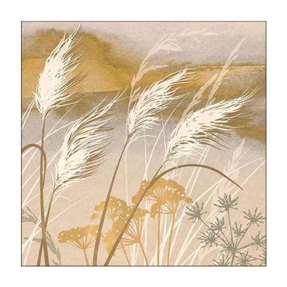 AMB.13318565 Waving grass papírszalvéta 33x33cm, 20db-os