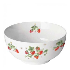 AMB.14818395 Bunch of strawberries porcelántál 6,5x14cm