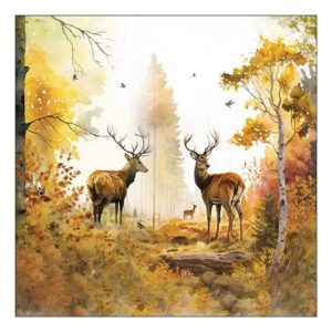 AMB.13318795 Autumn forest papírszalvéta 33x33cm, 20db-os