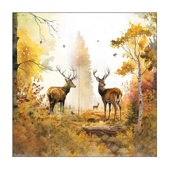 AMB.13318795 Autumn forest papírszalvéta 33x33cm, 20db-os