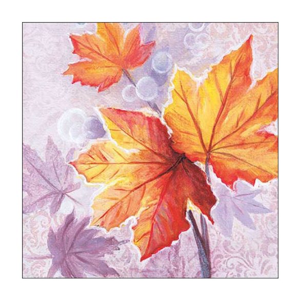 AMB.13318805 Maple leaves papírszalvéta 33x33cm, 20db-os