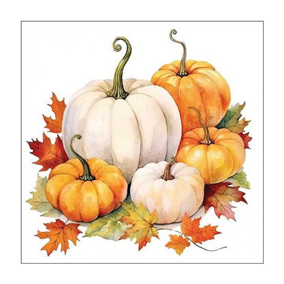 AMB.13318815 Pumpkin season papírszalvéta 33x33cm, 20db-os