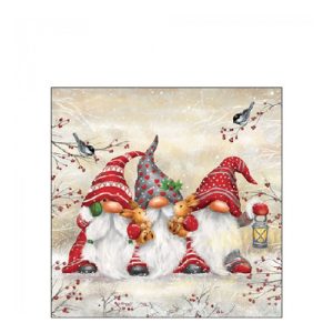 AMB.32518910 Three dwarfs papírszalvéta 25x25cm, 20db-os