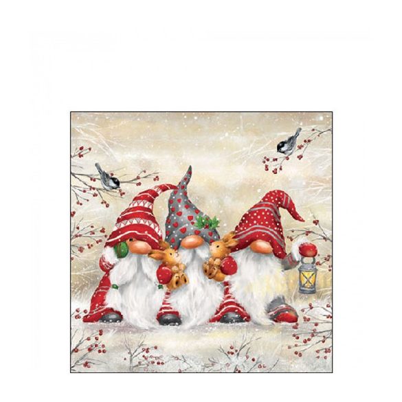 AMB.32518910 Three dwarfs papírszalvéta 25x25cm, 20db-os