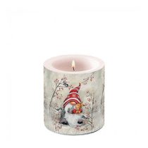 AMB.39218905 Dwarf hug átvilágítós gyertya 8x7,5cm