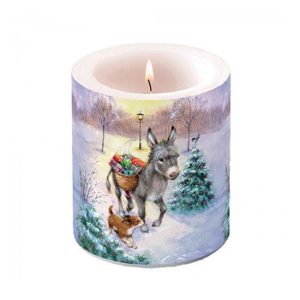 AMB.39318840 Gifts delivery átvilágítós gyertya 10x10xcm