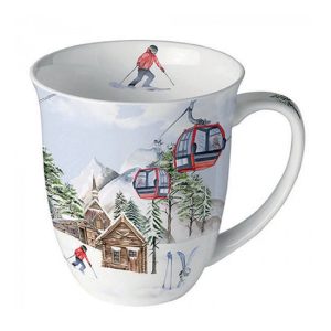 AMB.38418855 Ski hut porcelánbögre 0,4l