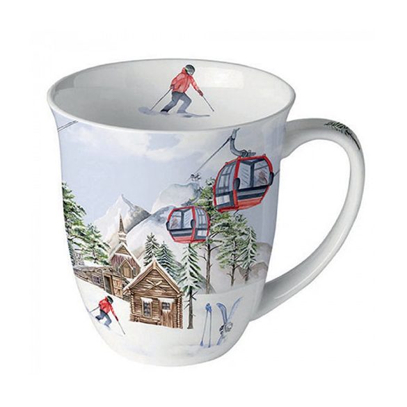 AMB.38418855 Ski hut porcelánbögre 0,4l