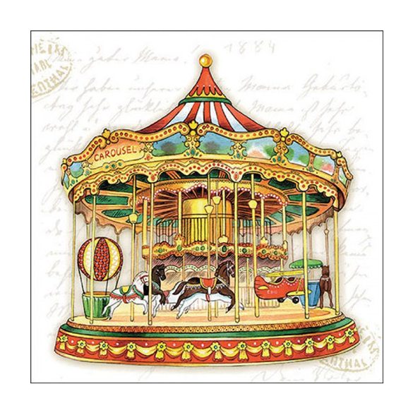 AMB.33319095 Carousel papírszalvéta 33x33cm, 20db-os