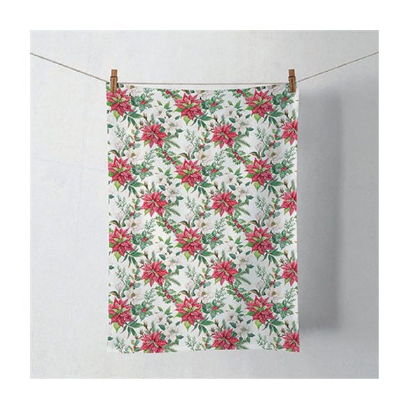 AMB.37818875 Christmas florals konyharuha 50x70cm, 100% pamut