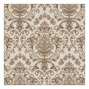 AMB.13319110 Baroque ornament cream papírszalvéta 33x33cm, 20db-os