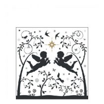 AMB.32519050 Flying angels papírszalvéta 25x25cm, 20db-os