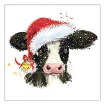   AMB.33319210 Christmas cow bell papírszalvéta 33x33cm, 20db-os