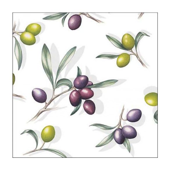 AMB.13318185 Delicious olives papírszalvéta 33x33cm, 20db-os